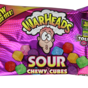 WARHEADS CHEWY CUBES SOUR BAG 70 GR - Image 1