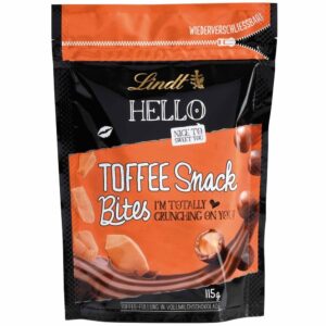 LINDT HELLO TOFFEE SNACK BITES 115g - Image 1