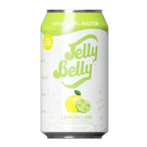 JELLY BELLY SPARKLING WATER LEMON LIME 355ml - Image 1