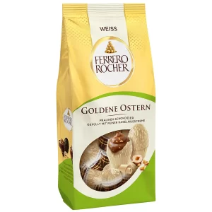 FERRERO ROCHER GOLDEN EGGS WHITE 90g - Image 1