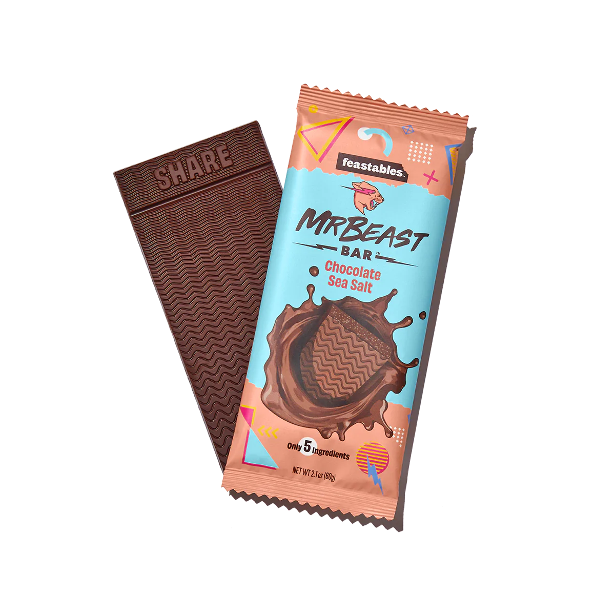MR BEAST BAR CHOCOLATE SEA SALT 60g Madulsa
