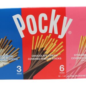 POCKY 12 PACK ASSORTED 480g - Image 1