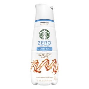 STARBUCKS ZERO CREAMER HAZELNUT 828ml - Image 1