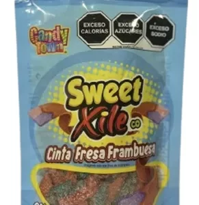 SWEET XILE CINTA FRESA FRAMBUESA 100g - Image 1