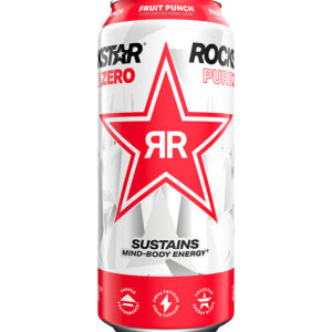 ROCKSTAR ENERGY PURE ZERO FRUIT PUNCH 473ml - Image 1
