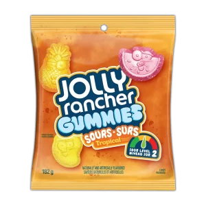 JOLLY RANCHER GUMMIES SOURS TROPICAL 182g - Image 1