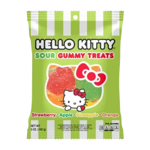 HELLO KITTY SOUR GUMMY TREATS 142g - Image 1
